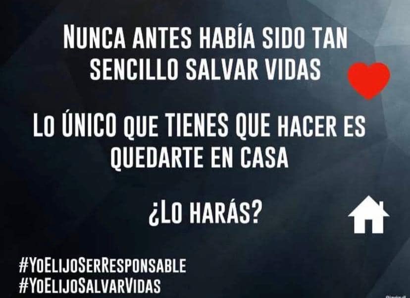 titerroygatra's tweet photo. Actuemos con sensatez, responsabilidad y solidaridad ante esta situación en la que todos somos pieza clave.
Protégete a ti mismo y protegerás a los demás https://t.co/p5clWbsfkg