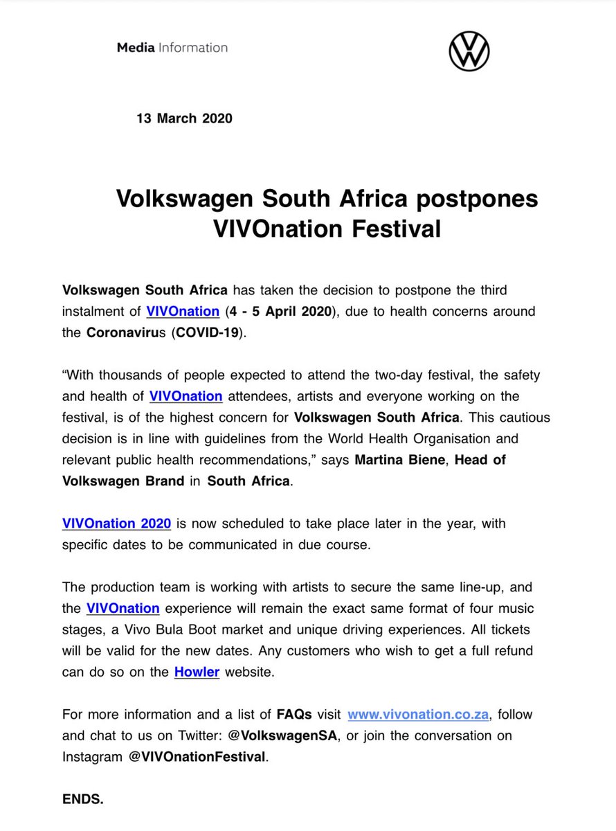 YarenaStore's tweet photo. #CoronaVirusUpdate
It's no longer a laughing matter as it starts to hit businesses hard.
So far two big events have been postponed. This is a huge blow to small businesses who can't absorb the loses π
So far #VivoNation & #Bushfire2020 have been postponed
Add any others.... https://t.co/IylsL96vrY