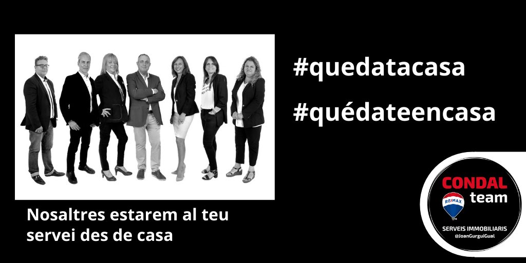 joangurguigual's tweet photo. Els components de #CONDALteam volem ser responsables, i hem decidit operar per mitjà de TELETREBALL. Podeu contactar amb nosaltres per telèfon, e-mail i xarxes socials.
Fer front al #coronavirus és responsabilitat de tots.
#joemquedoacasa #covid_19 #aplanalacorba #frenarlacorba https://t.co/z6nQICVMpO