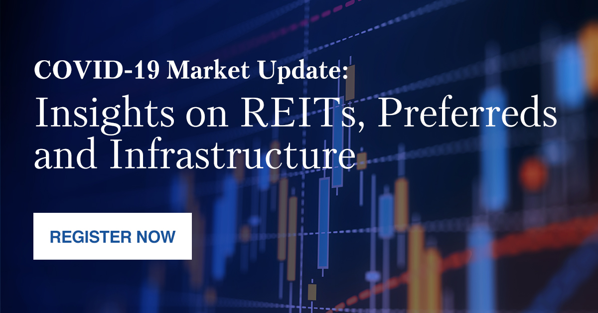 Financial Professionals: Join us on March 19 at 11am EST for a live discussion with our REITs, preferreds and listed infrastructure portfolio managers. Learn how we're currently positioned, where we see opportunities, and why conditions differ from 2008. bit.ly/2IIvmYI