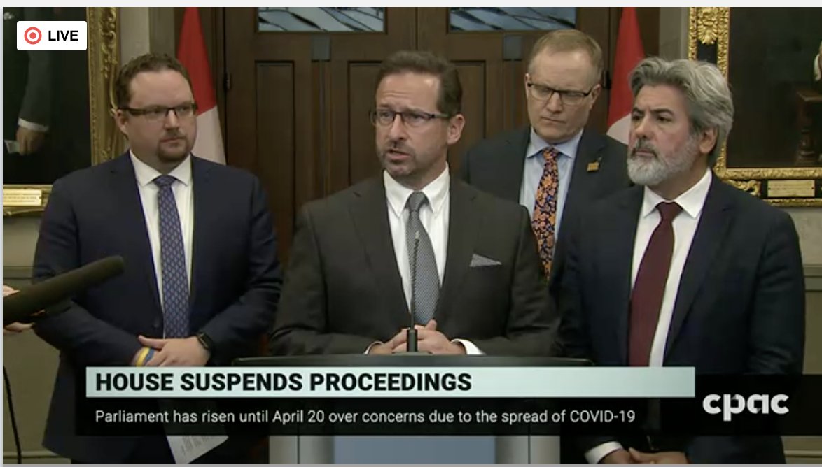 I just want to take a moment to note how wonderful it is to live in a country where our political leaders come together in a time of crisis and act in the best interests of the country, and what message that sends to all Canadians.