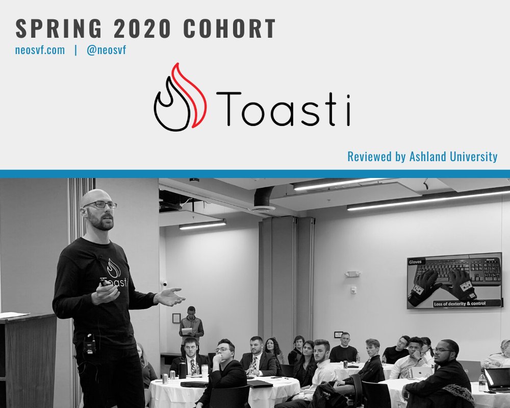 Toasti's heated mousepads warm the cold hands of gamers, office workers, Raynaud's sufferers, and others with frosty phalanges. Learn More: toasti.co

#NEOEship #Entrepreneur #entrepreneurship #startups #startuplife #funding #venturefund #northeastohio