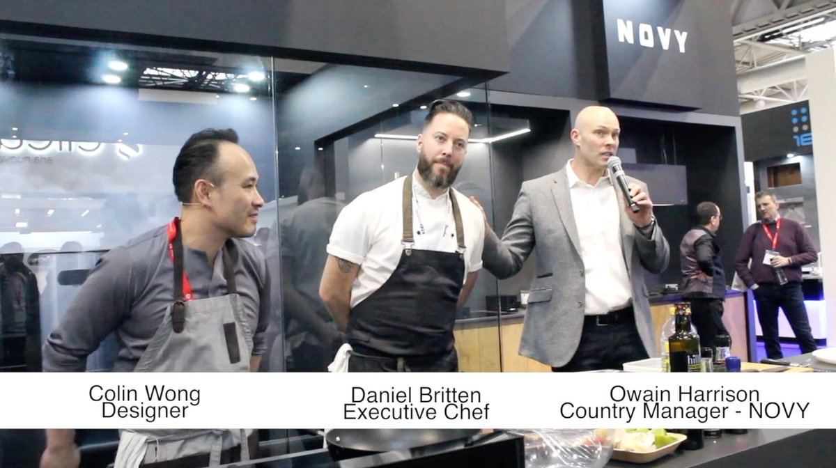 designeratiUK's tweet photo. How to cook a meal in 30 mins using @novy_uk induction! Acclaimed designer Colin Wong, cooks up a storm on the Novy stand at @kbb_birmingham! 👀🍲 @FoyneJones | @clara_deeks | @DesignerStu | @dd_kitchens 

https://t.co/hChwIcIYqH https://t.co/3Fv28pQX7s