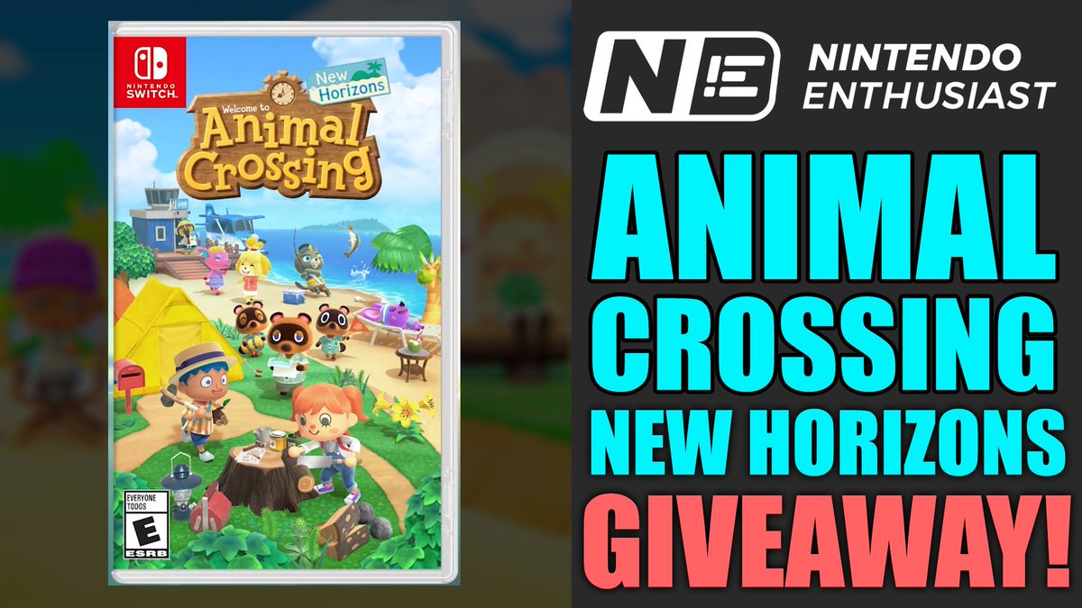 We’re GIVING AWAY Animal Crossing New Horizons for #NintendoSwitch! Multiple ways to enter! Like, subscribe, RT, and more to enter to win! #giveaway ends Mar 20th! 🎉 

USE THIS LINK TO ENTER: gleam.io/CgkvE/animal-c…