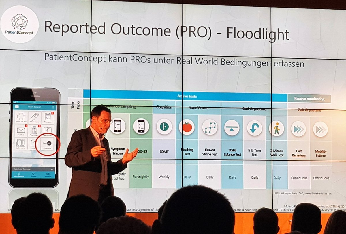 NeuroSys_GmbH's tweet photo. Dr. Michael Lang berichtete über seine Erfahrungen mit dem digitalen Therapieassistenzsystem #PatientConcept in der ärztlichen Praxis während der Vortragsreihe „10 x 10 digital.konkret“ in der Kundenhalle der Sparkasse Ulm. https://t.co/Pe5BFbSouJ