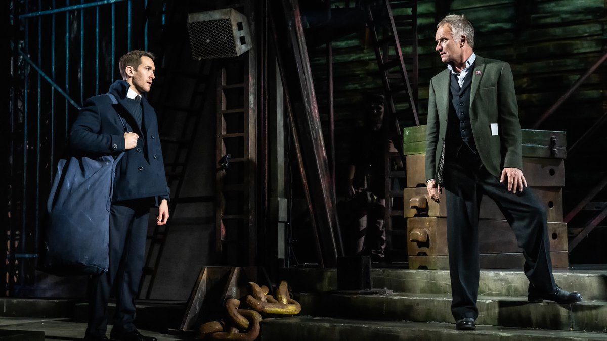 You don't mess with Jackie (@OfficialSting) on this quayside. 🚢 #LastShipMusical