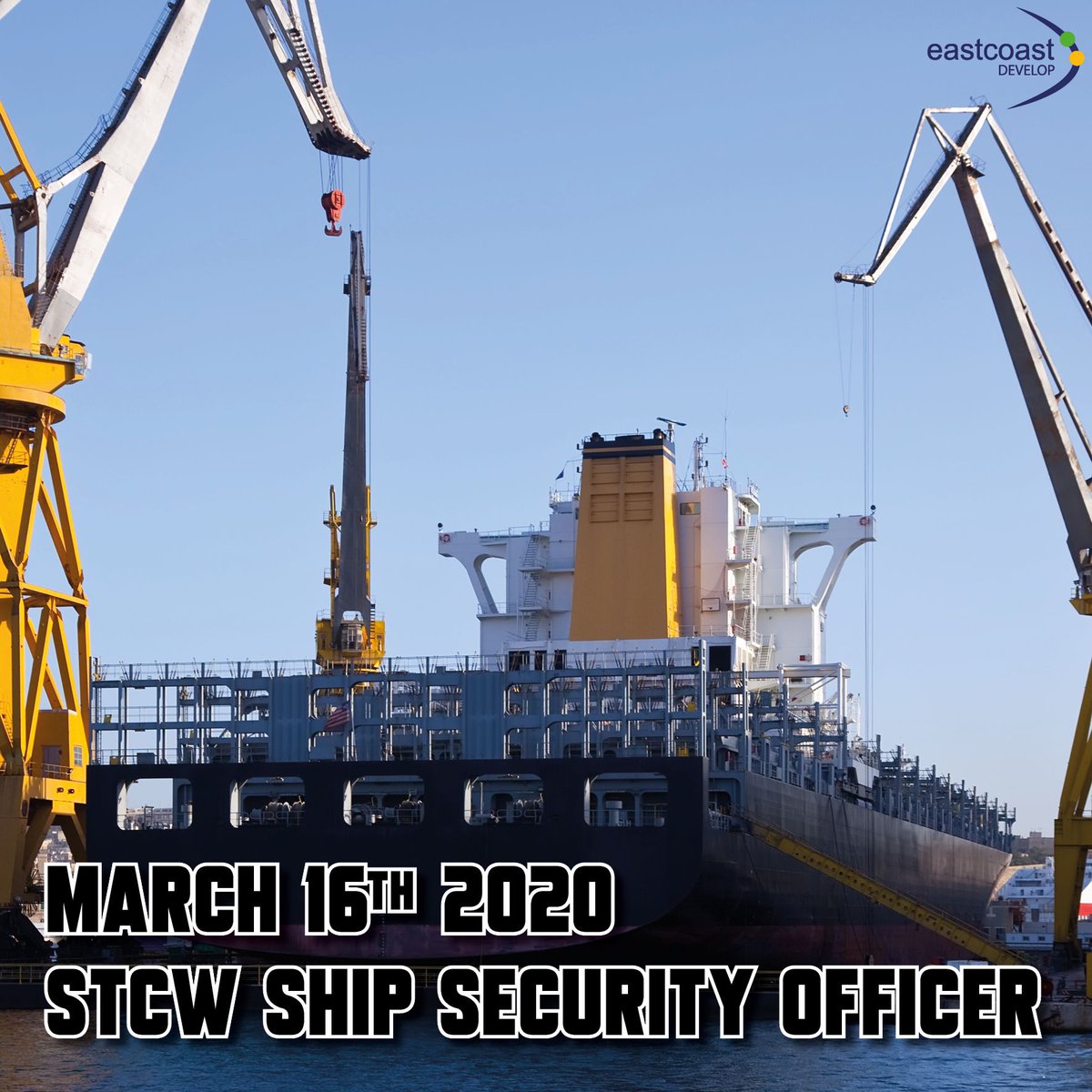 EC_Develop's tweet image. There are spaces available on our STCW Ship Security Officer course. 
Start date: 16/03/2020.
For more information and to book your place: buff.ly/38vCGBT