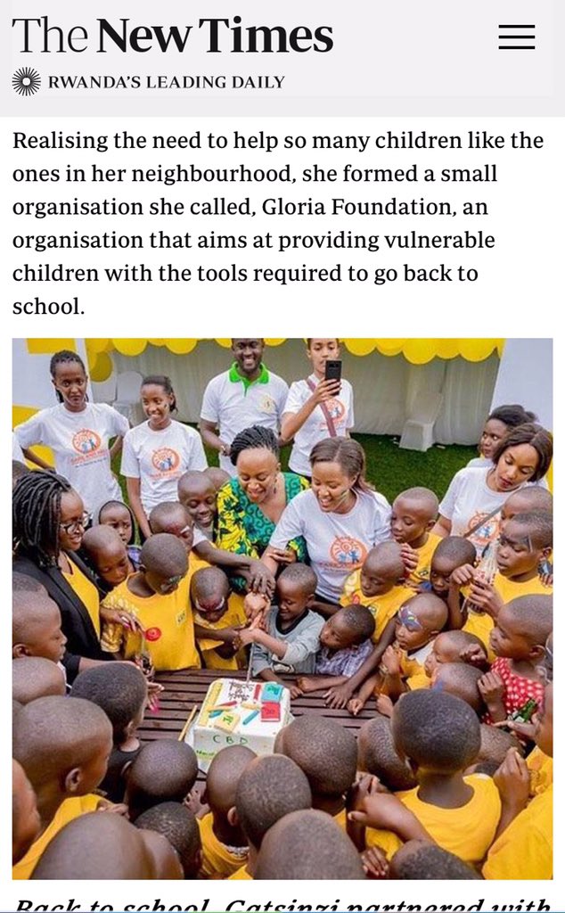 Careandhelp_rw's tweet photo. Thank you @NewTimesRwanda we couldn’t be more grateful ..
we thank so much @MTNRwanda for your motherly love and to be part of our story @mkngambi ..

#wecanonlybegoodtogether #brightfuturelives #careandhelp https://t.co/WUJNg3BBXa