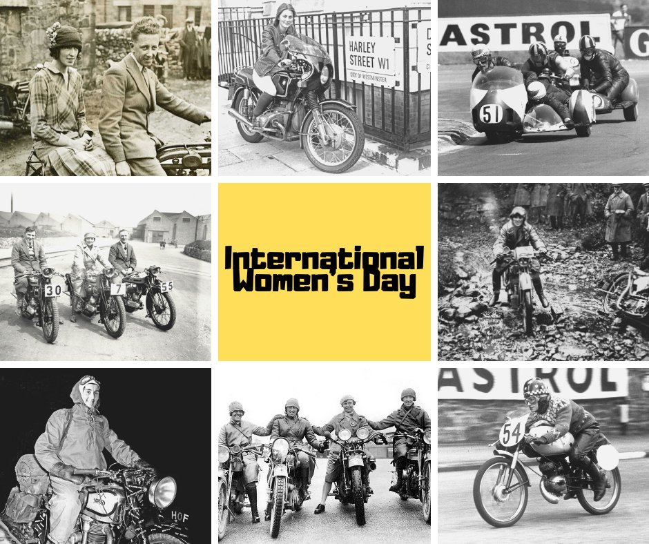 AllyMyReads's tweet photo. Happy #InternationalWomensDay 

Here's a collage of some of the inspirational and heroic female motorcycle riders over the last century! https://t.co/yoj0Ky0xdk