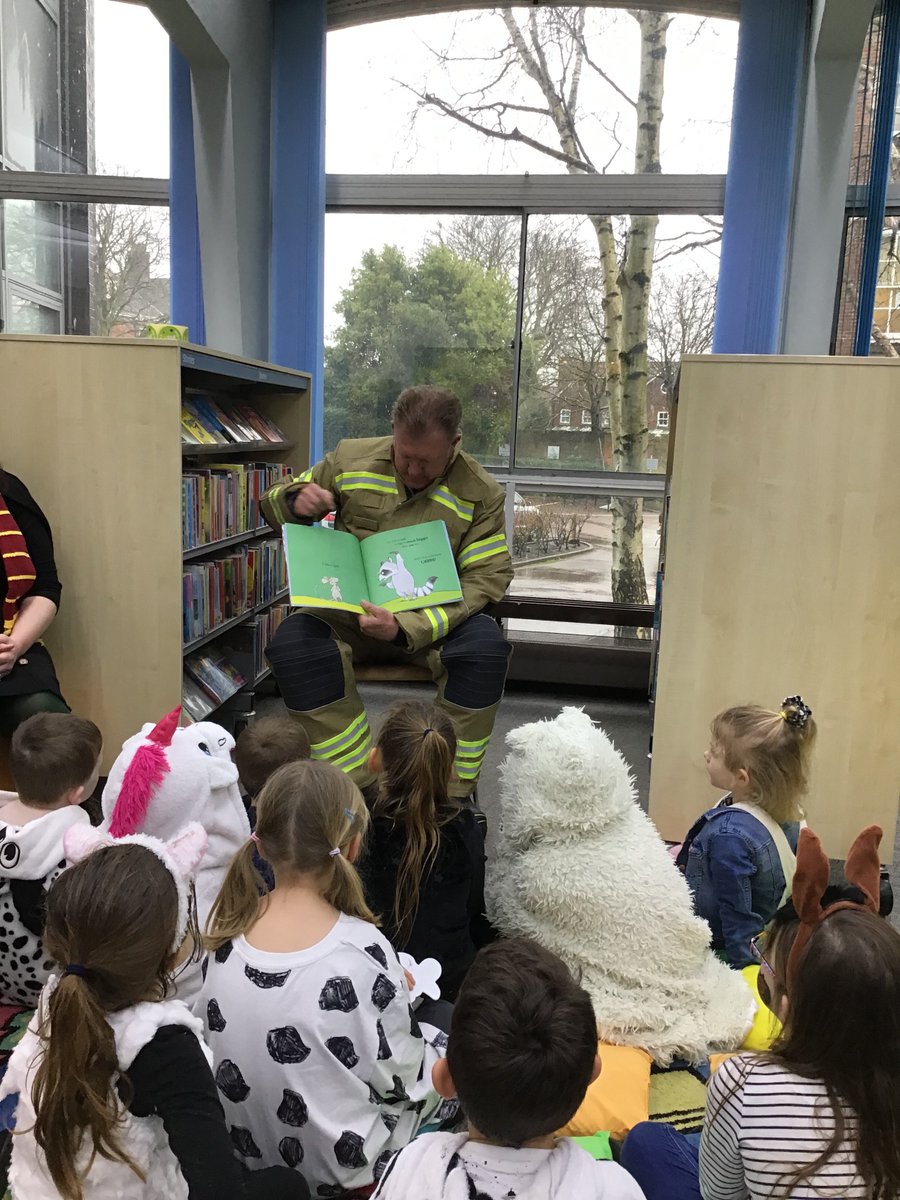 LancastrianInf1's tweet photo. Celebrating World Book Day yesterday! All classes visited the library where a real 'firefighter' read the children a story. In the afternoon we held a parade in the hall for parents where the children shared their themed stories, a great day was had by all! https://t.co/L6eL5kTrP1