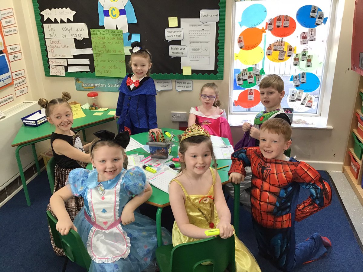ClassOneMrsL1's tweet photo. Disney themed dress up for world book day.
Year one look magnificent, what an effort! 😍 https://t.co/VFPGXLMDW4