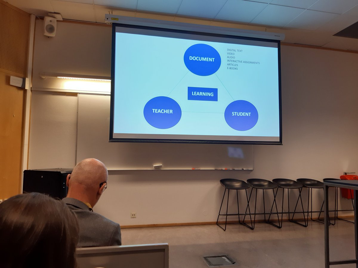 JaneBuggle's tweet photo. Emma Vestli (Oslo Metropolitan University Library) speaking about Nordic User and Development Networkfor Edx - Activity-based learning libraries. #libpub2020 https://t.co/faFVh1Oo2n