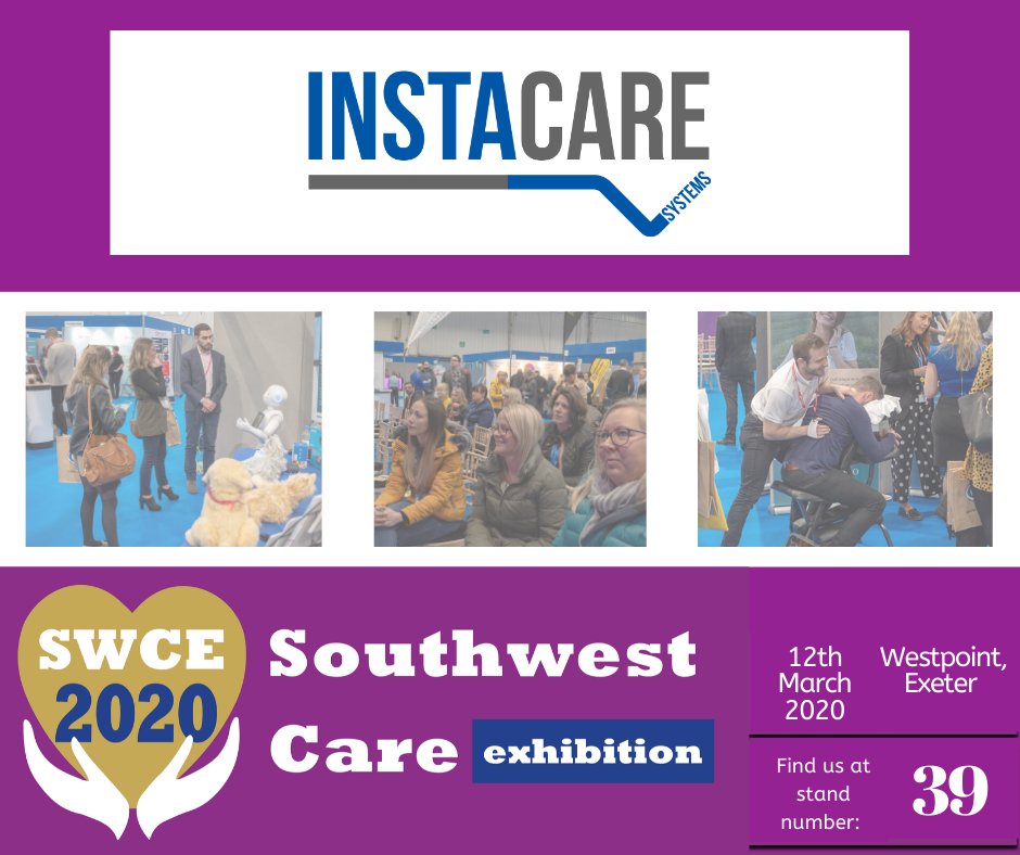 <a href="/InstaCareSW/">InstaCare Systems</a> Will be joining us at The Southwest Care Exhibition at Westpoint next week on Thursday 12th March! This amazing event will bring innovation and technology from all of the UK to the South West. Book your tickets here eventbrite.co.uk/e/south-west-c…