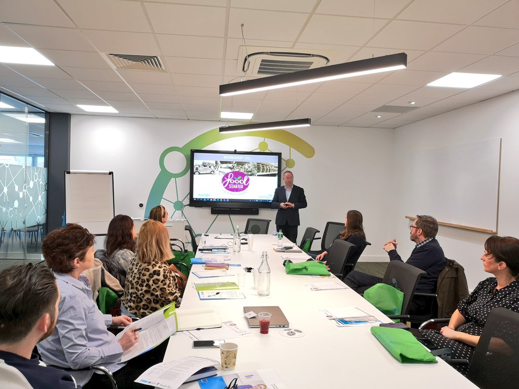 LEOcavan's tweet photo. Kicking off the final day of Local Enterprise Week with the start of our regional Food Starter programme in @CavanDigitalHub with participants from @LEOcavan @MeathLEO @MonaghanLEO &amp; @LEOLouth 
#FoodStarter #LEW2020 #MakingItHappen https://t.co/9wXwMMkTh4