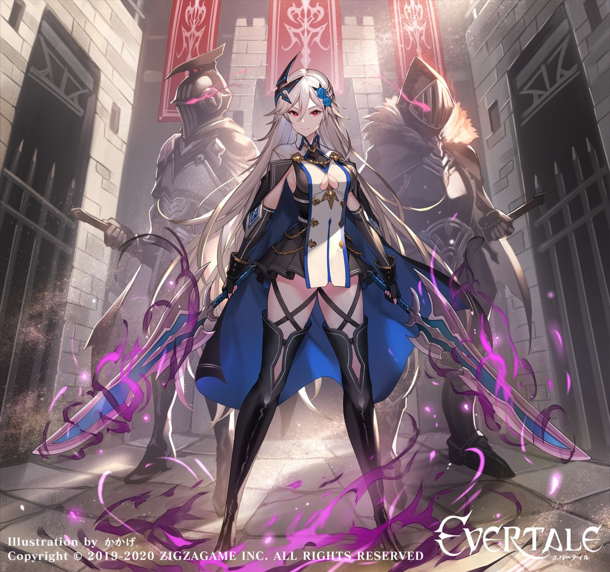 「ジグザゲーム【エバーテイル】にて本日実装されました
「灰底の復讐者_輪廻のアスト」|かかげ🥀🌹のイラスト
