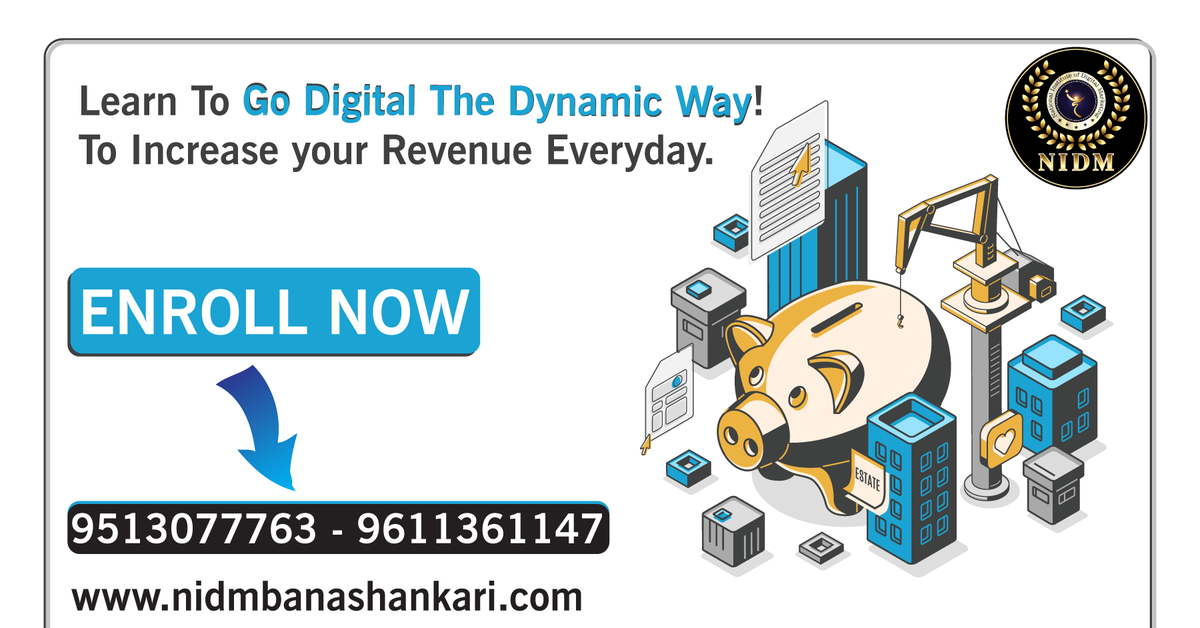 NBanashankari's tweet photo. Go Digital The Dynamic Way!

Contact Us for Details👇💥
🌐https://t.co/TK3Yy5oY9J
📞 9513077763 - 9611361147

#digitalmarketing #marketing #nidmbanashankari #education #work #socialmediamarketing #career #jobs #jobsearch #business #karnataka #bangalore https://t.co/3wmtcgibA0