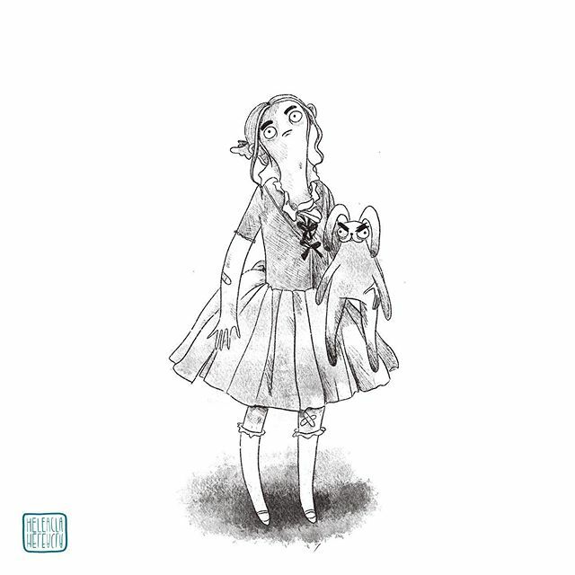 Eleacla's tweet photo. Volviendo a mis orígenes con el blanco y negro!!! #illustration #blackandwhite #linework #sketch #girls #rabbit #animales #drawing #bocetos #dibujos #heleaclagirls #procreate #digitalart #artoninstagram #inspiration #characterdesign #design #portrait https://t.co/eZhgU7uXtN
