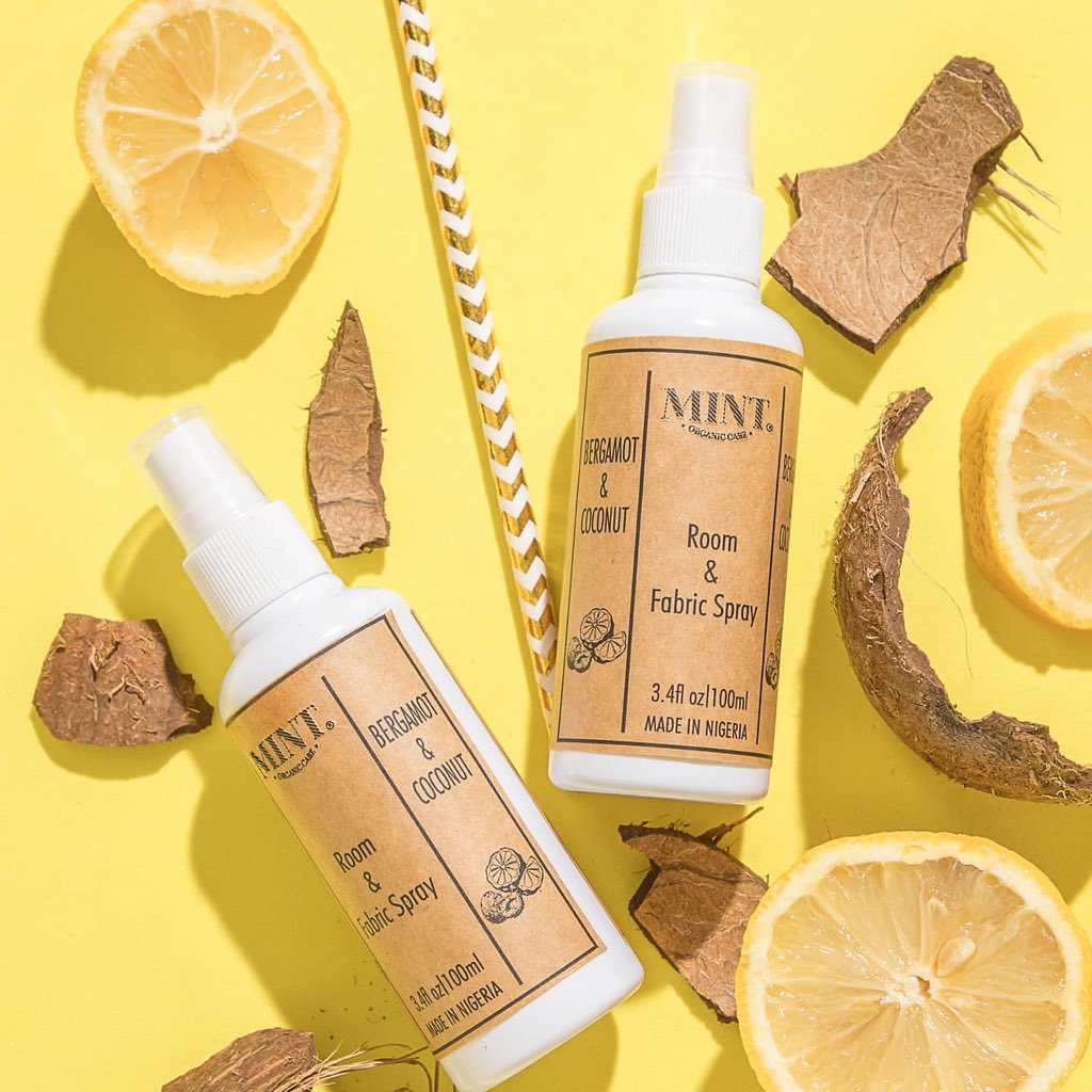 mintedng's tweet photo. Room and fabric sprays are available in store and online for N3,500 and are completely chemical free. Uplift your senses with these potent blends that safe to use anywhere in your home, office, on furniture and fabrics🍋🌱. https://t.co/GGtp8CINUT