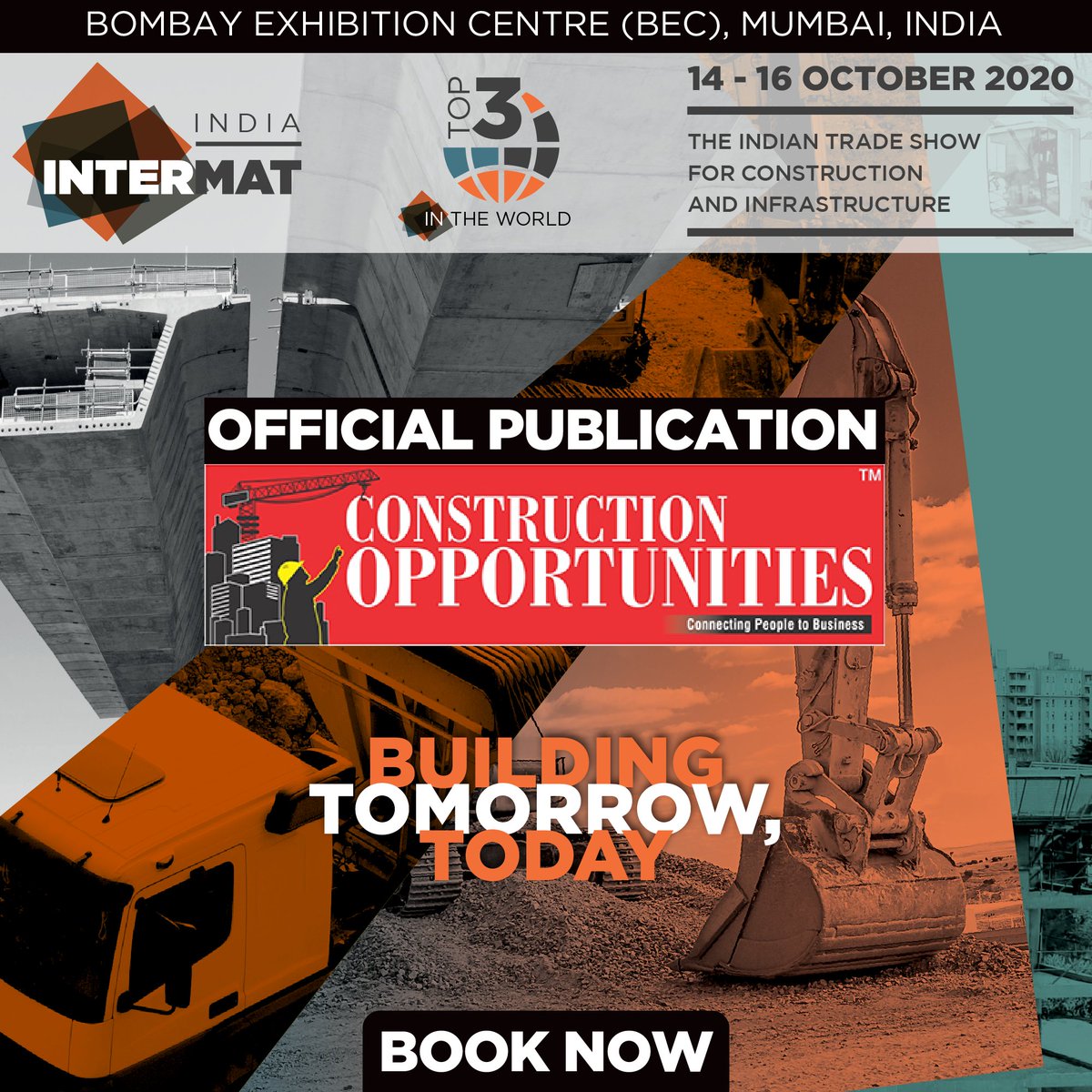 INTERMATIndia's tweet photo. INTERMAT India 2020 official publication 
@ConstOpps part of Highland Media Publishers Pvt. Ltd

Know more: https://t.co/i6ub3pa2QI

Increase your brand's visibility with the Top 3 Construction Trade Show in the world
 
Book Now: https://t.co/ZzYWaQMRV2 https://t.co/AEynvwj9IL