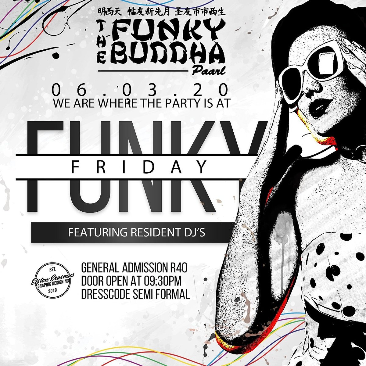 *Funky Buddha Paarl* - we are where the party's @
 
#TFBPaarl
#TFBfam