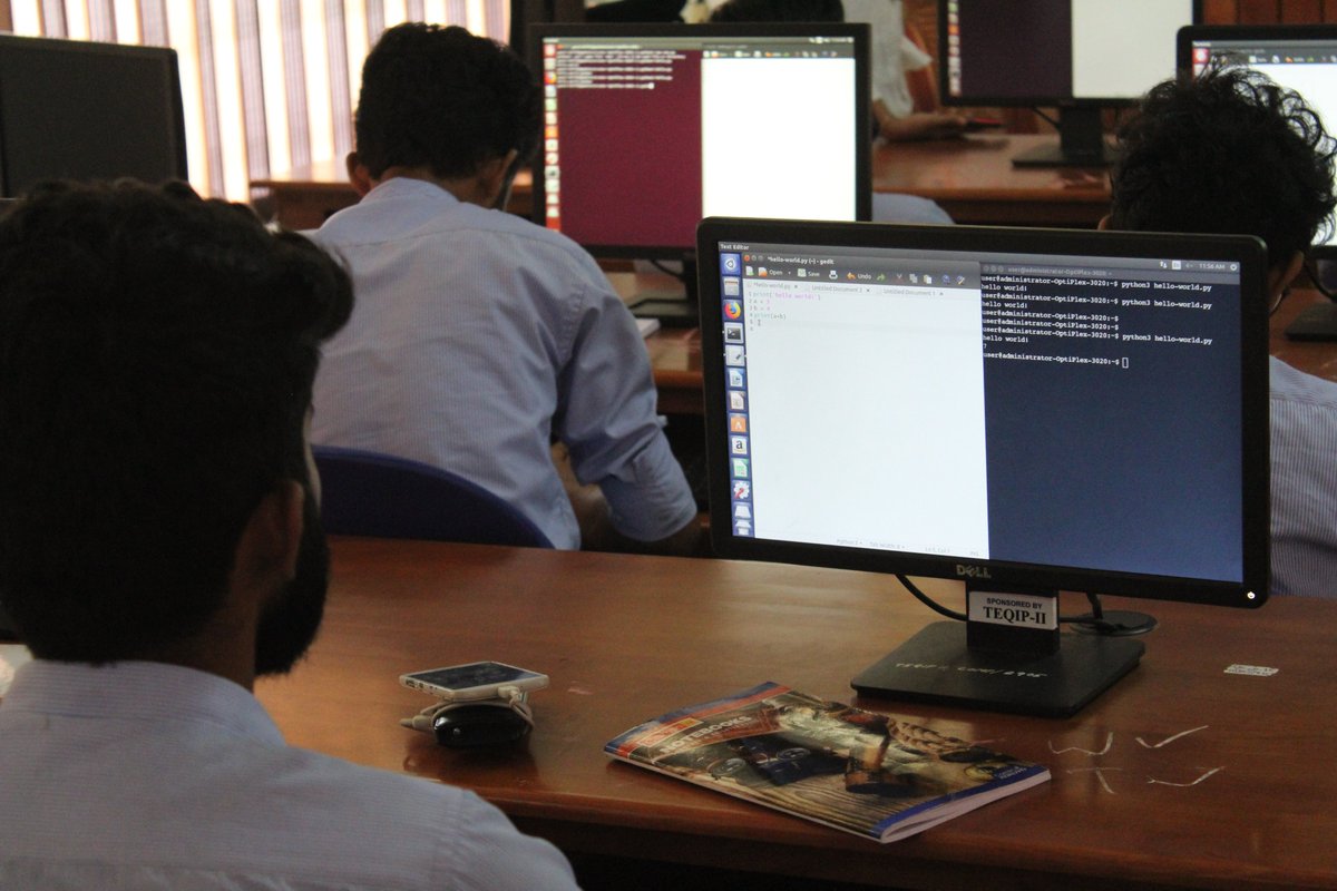 TheLycaeum's tweet photo. Successfully held a great half-day workshop on "Introduction to Python" with interactive students of Government Engineering College Wayanad on 27th Jan 2020.
Special thanks to Athul KP and Balagovind G
#GECWayanad #Lycaeum #campus_workshop #workshop #students #engineeringcollege https://t.co/UUhb0iru8X