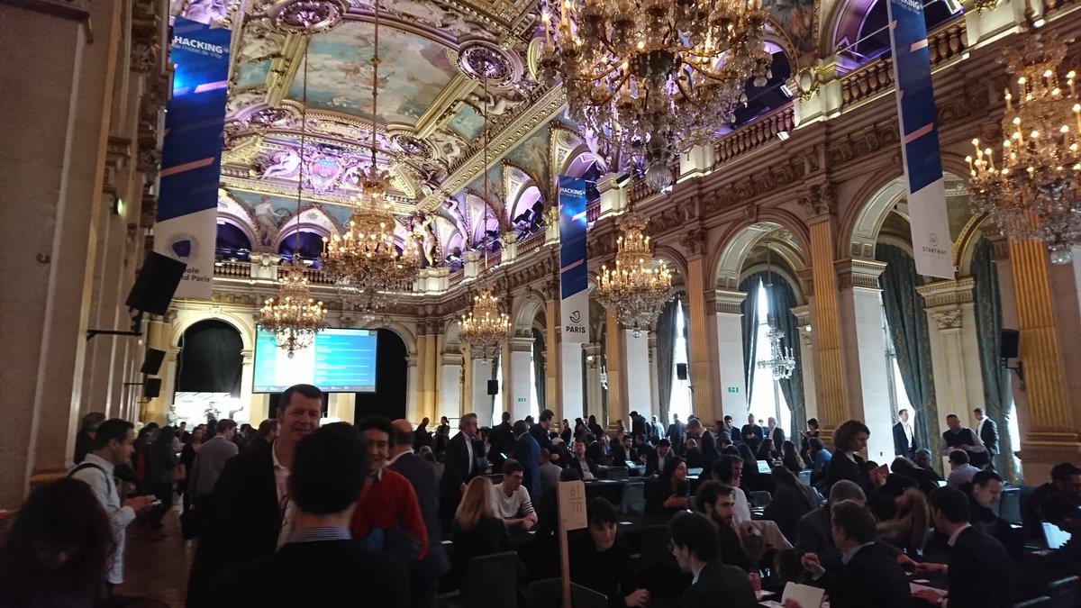 Start-up Meetup, Investisseurs Institutionnels, Grands Groupes au #Hacking de l'Hotel de Ville de Paris