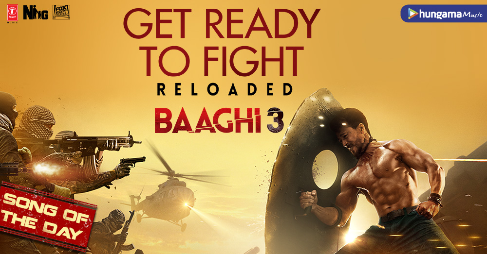 HungamaOTT's tweet photo. Your favorite #Baaghi is here, do make plans this weekend to watch #Ronnie and his tribe and for now get super pumped after listening to #GetReadyToFightReloaded
👉 https://t.co/ZTfWsSUywE
@iTIGERSHROFF @TSeries @NGEMovies @foxstarhindi @TeamTIGERSHROFF https://t.co/QI2oUOO28T