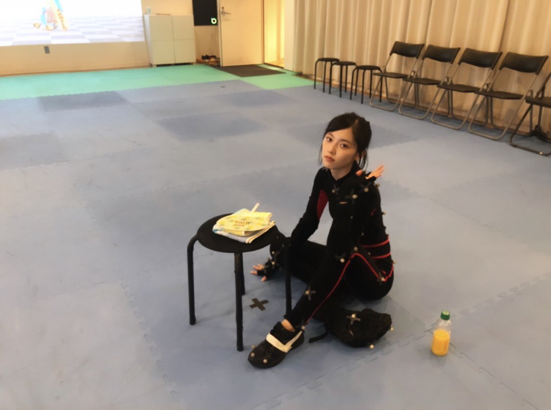 kmanagerm's tweet photo. いよいよ明日公開になりました #踊ってミタ このタイミングでさらに新たな情報が解禁されました！
「加藤小夏モーションキャプチャーに初挑戦！」劇中ハイドランちゃんのダンス等を担当しました。
そのオフショット。 https://t.co/lvjsNzWw9C
