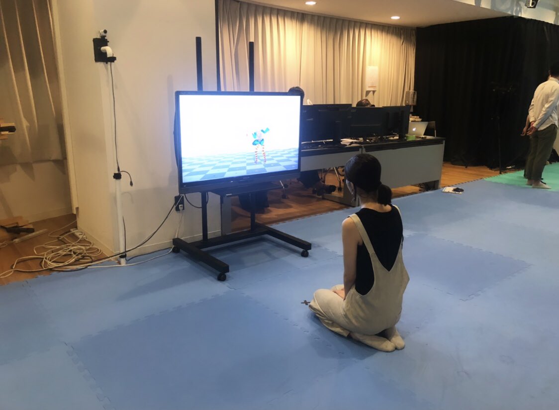 kmanagerm's tweet photo. いよいよ明日公開になりました #踊ってミタ このタイミングでさらに新たな情報が解禁されました！
「加藤小夏モーションキャプチャーに初挑戦！」劇中ハイドランちゃんのダンス等を担当しました。
そのオフショット。 https://t.co/lvjsNzWw9C