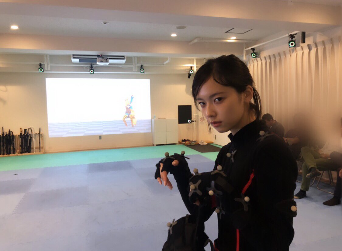 kmanagerm's tweet photo. いよいよ明日公開になりました #踊ってミタ このタイミングでさらに新たな情報が解禁されました！
「加藤小夏モーションキャプチャーに初挑戦！」劇中ハイドランちゃんのダンス等を担当しました。
そのオフショット。 https://t.co/lvjsNzWw9C