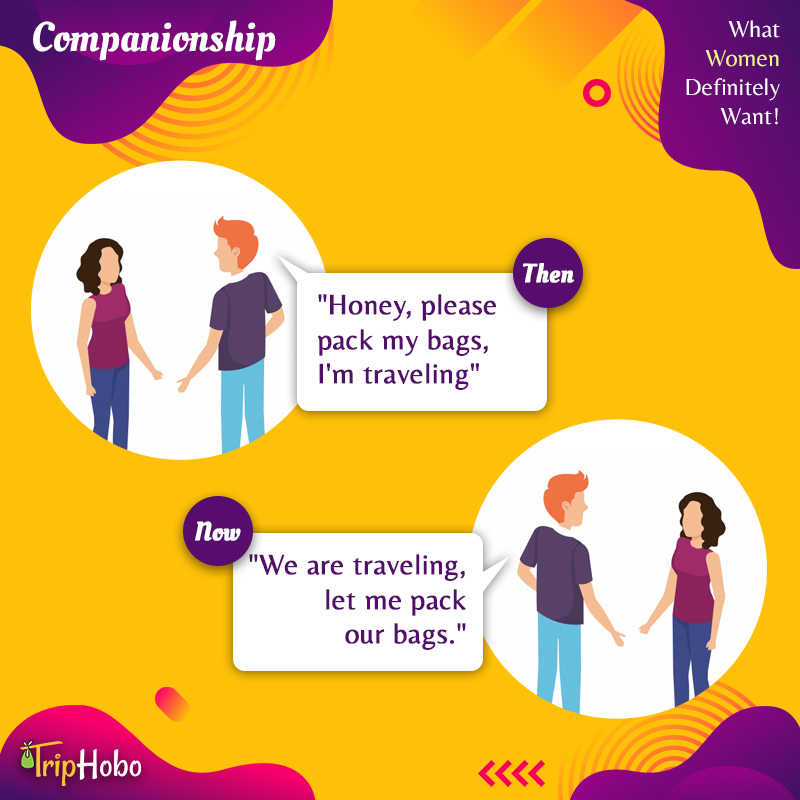 TripHobo's tweet photo. If you think you know 'what women want', then you have to also know 'what women definitely want!' 
This Women's Day, let us change our thoughts just a little &amp; see the positive changes in the relations with the beautiful women around us
#womensday #womensday2020 https://t.co/fxdViHk2Uv