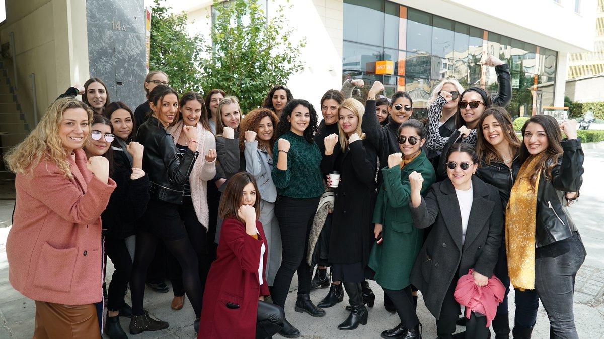 meEventsGlobal's tweet image. The women of marcus evans Cyprus took some time off today and stood together in solidarity to commemorate the struggles of women's rights and to celebrate the many social, economic, cultural and political contributions of women often gone unnoticed. 
#InternationalWomensDay