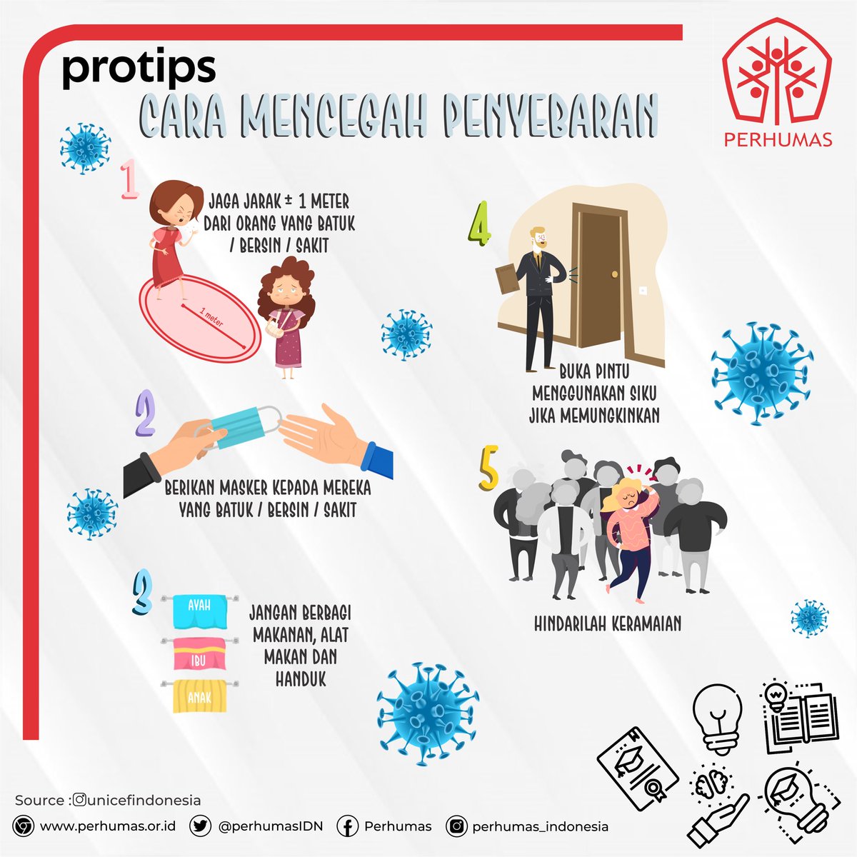 PerhumasIDN's tweet photo. Jangan panik dan tetap tenang yaa Sobat Humas! Dan jangan lupa tips ini yaa 👋🏻😊
__
#ProTips #ProfesionalTips #PERHUMAS #IndonesiaBicaraBaik https://t.co/ak9jQAxwKr