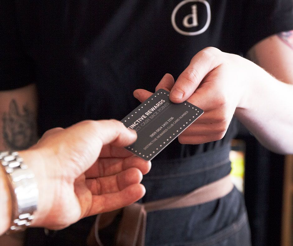 We love our customers 😊
Which is why we have our Distinctive Rewards scheme – you earn points every time you drink or dine at any of our 4 outlets and you can spend the points just like cash! 🙌 Find out more on our website and grab a card next time you pop in 😁 #foodie