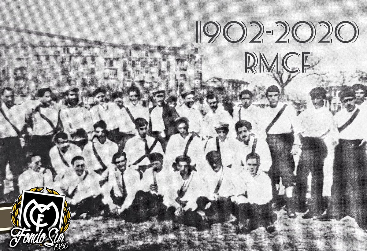 FondoSur_1980's tweet photo. Primer 11 del Real Madrid CF, el comienzo del mejor club de la historia. 118 años de éxitos y envidias, felicidades. #RealMadrid #USNoSurrender https://t.co/tMLlYiwGDt