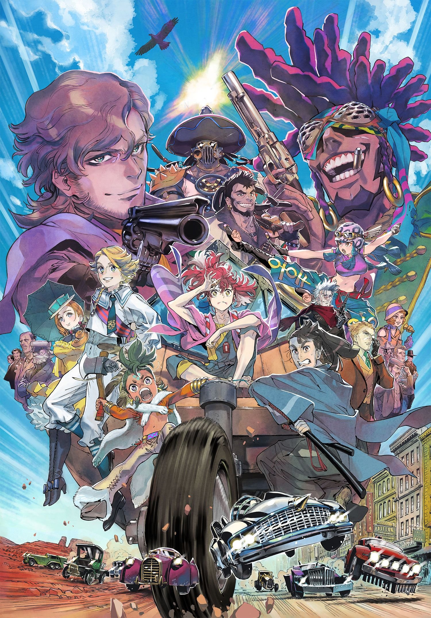 Twitter 上的 サネ サネの春アニhp巡り 天晴爛漫 Paのオリジナルレースアニメ レースアニメって貴重すぎんよｗ Paはバトルでコケるイメージだけど これはどうなるかなあ ウマ娘は実質サイゲなのでノーカン アメリカ横断レース 車でスティールボールランってか