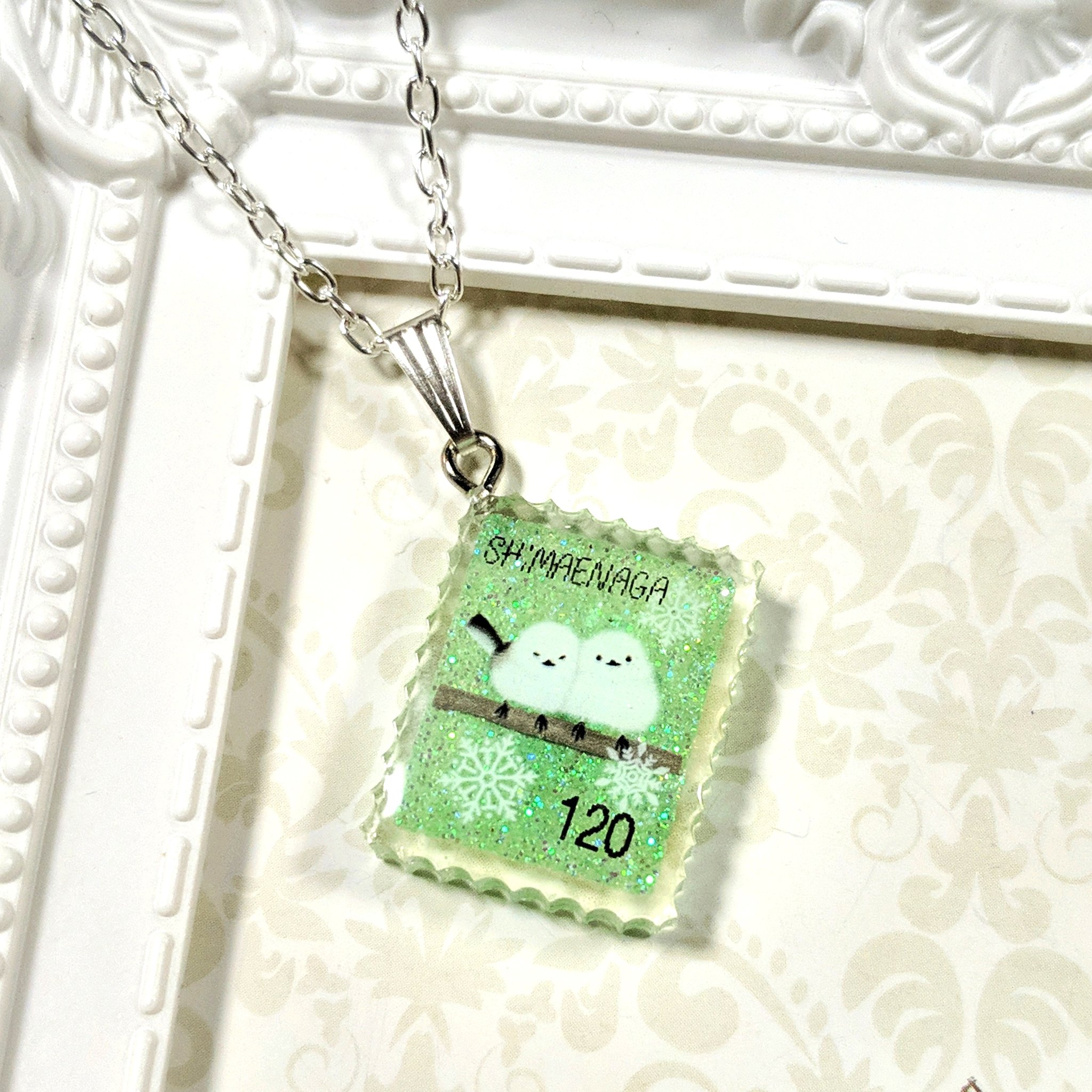 レジンネックレス✩⃛清澄シマエナガ＊蓄光 なな【なないろ工房】@ラウワンプライズ決定！ on X: 