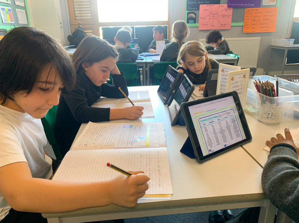wingfieldschool's tweet photo. We are writing myths in 3JD this morning, using synonyms for 'said', fronted adverbs and conjunctions! 🐉 🦄 #wingfieldEnglish #wingfieldwriting https://t.co/kvjhh19Bfw