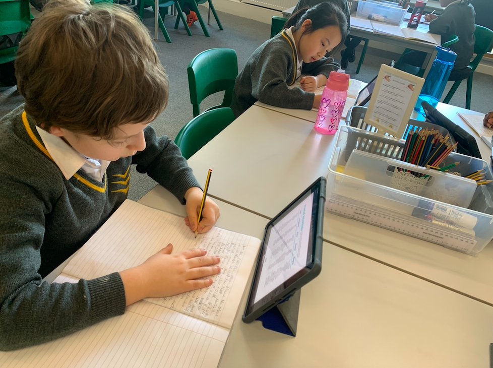 wingfieldschool's tweet photo. We are writing myths in 3JD this morning, using synonyms for 'said', fronted adverbs and conjunctions! 🐉 🦄 #wingfieldEnglish #wingfieldwriting https://t.co/kvjhh19Bfw