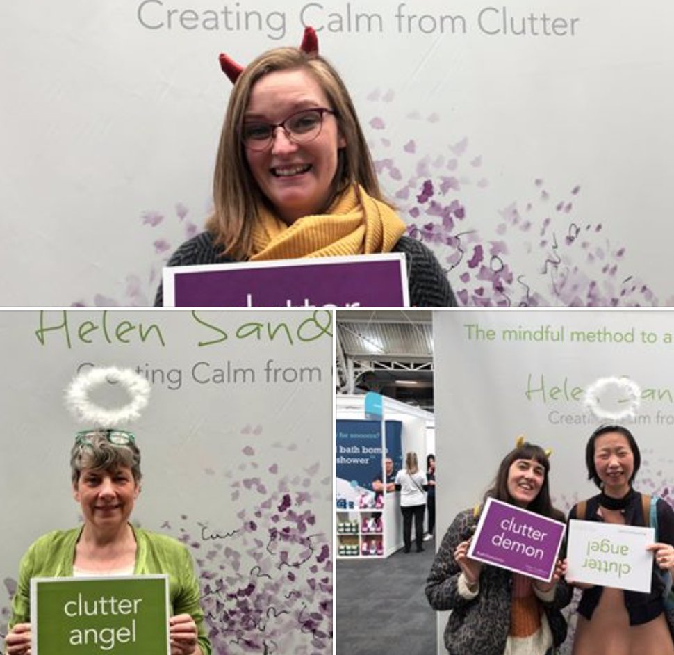 CalmFromClutter's tweet photo. Are you a #clutterangel or #clutterdemon?
We're at the @Mindful_Show in Islington and would love it if you popped by our stand J5. We have lots of special offers! Please come and say hello...
#mindfullivingshow #FridayFeeling https://t.co/BHKsAFs9Om