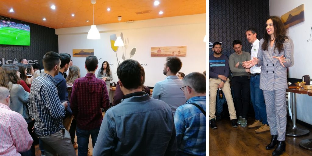 ¡Qué lujo compartir nuestro proyecto de #CambioClimático con tanta gente del sector! Agradecer a la <a href="/ACAmbientales/">ACA -Asociación de Ciencias Ambientales-</a> por dejarnos colarnos en este último <a href="/GreenDrinksMAD/">Green Drinks Madrid</a> Y a <a href="/IreneSanta_/">Irene Santa</a> por trasladar un mensaje de concienciación y esperanza en el futuro, y empaparnos de su ilusión