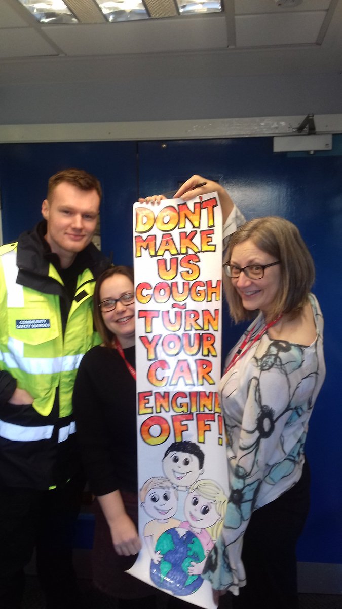 SueWake9's tweet photo. Visited st Andrews Juniors they have done their own poster for Action Week.. 
#LetsClearTheAir 
@Suewarden306 
@CMBC_CSRT 
#keepcalderdaleclean https://t.co/1UFQT9CRSP