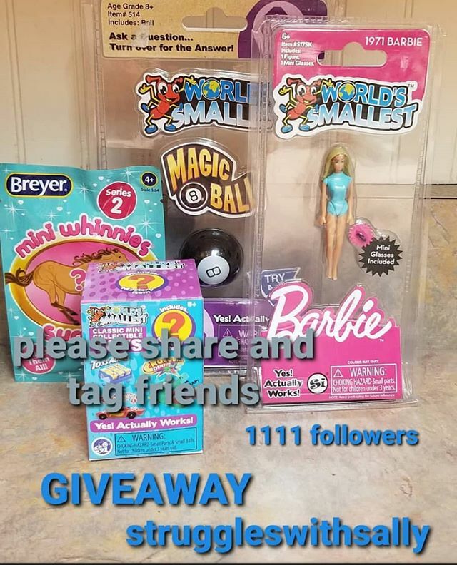 thedollcafe's tweet photo. Amazing giveaway by @struggleswithsally 🥰💞💖 #struggleswithsally1stgiveaway #thedollcafe #barbieblogger #worldsmallest #giveaway https://t.co/myuHwas0aJ https://t.co/DvBZtx8USp