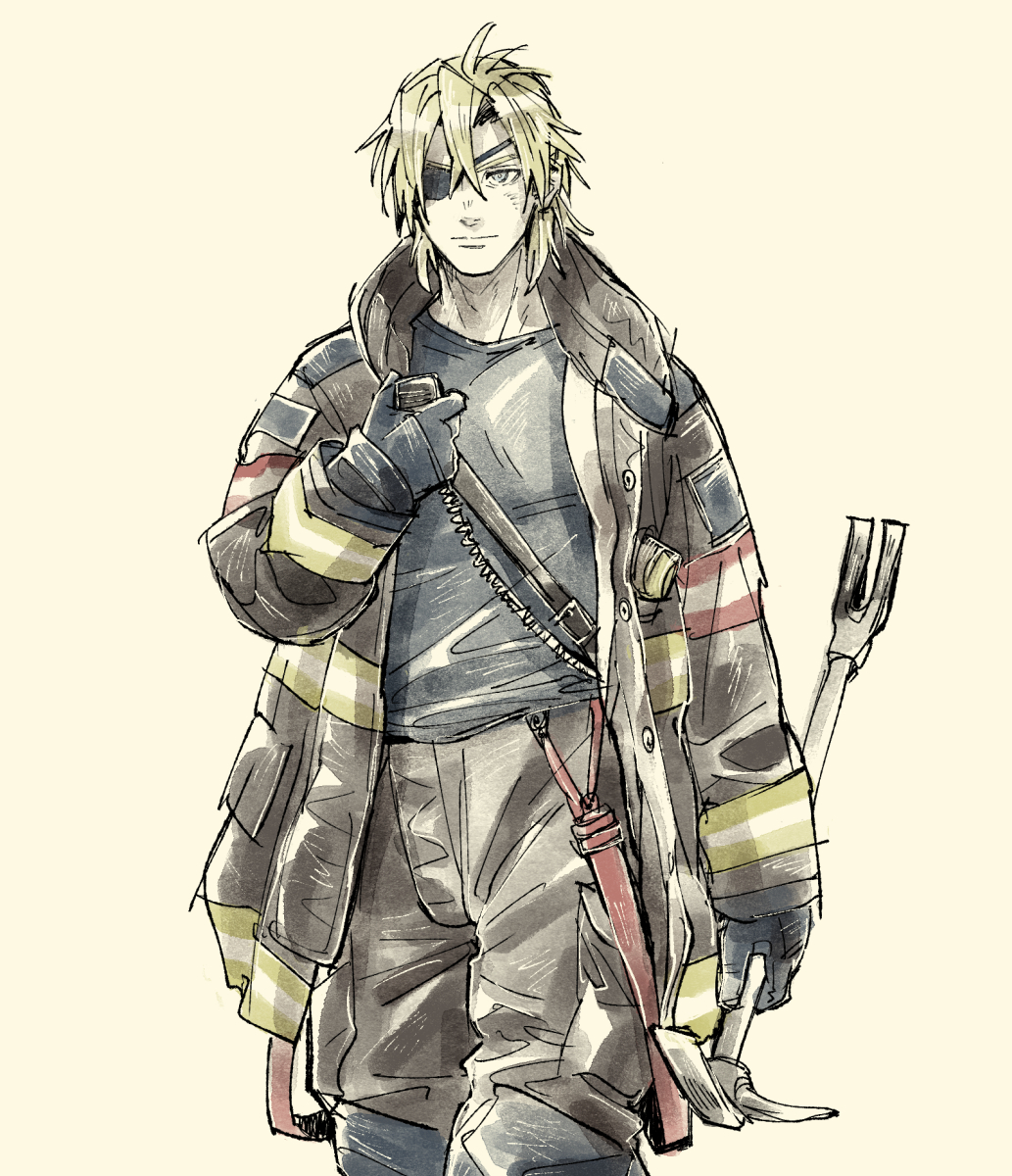 「firefighter au? 」|かも(kamo)🦆のイラスト