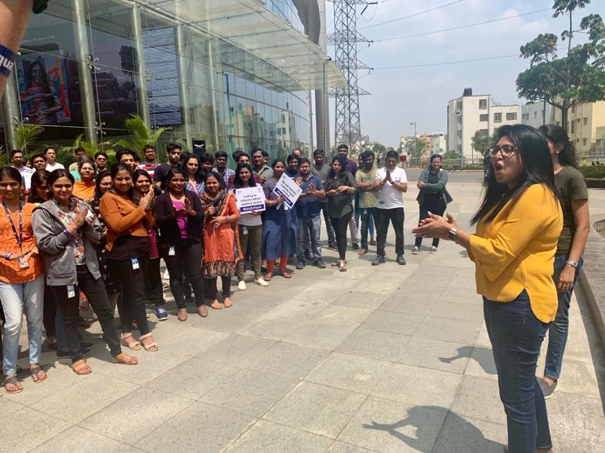ishii0611's tweet photo. @saplabsindia celebrating women's day with #walkforequality #EachforEqual

#walkathon #InternationalWomensDay https://t.co/qSQd3kyOww