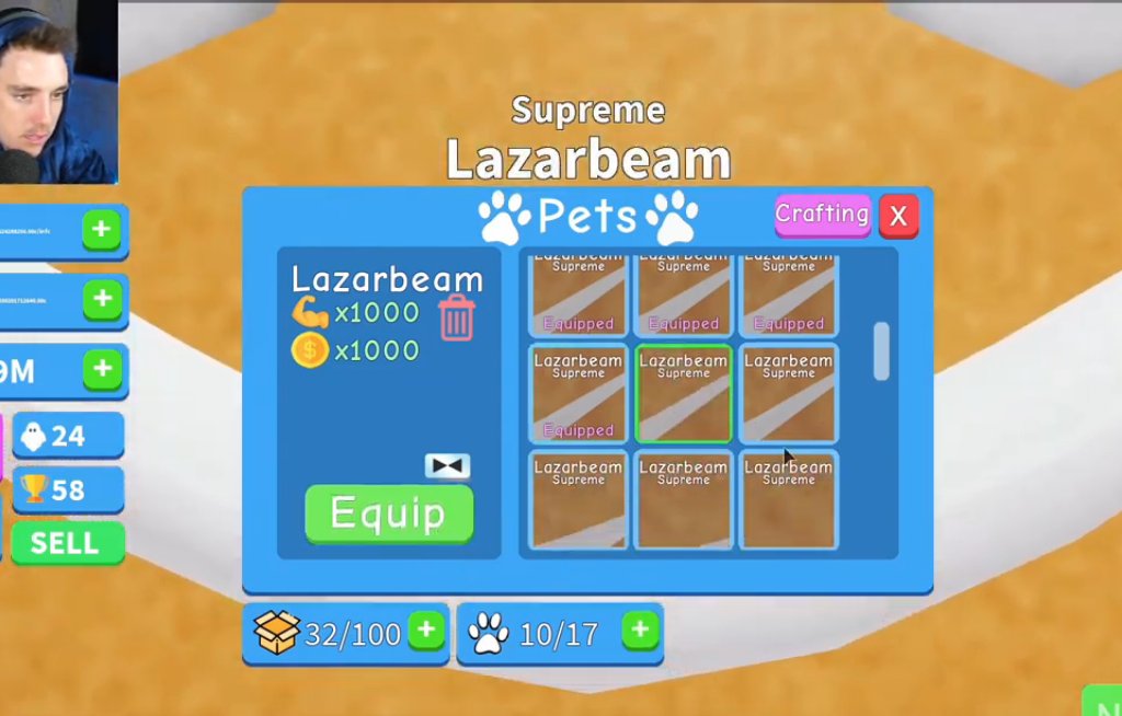 Tetradev On Twitter Go Check Out Lazarbeam S Stream On Boxing Simulator And His Gingerbread Pet Army Https T Co Uymethh8sp - codes for boxing simulator 2 on roblox 2019