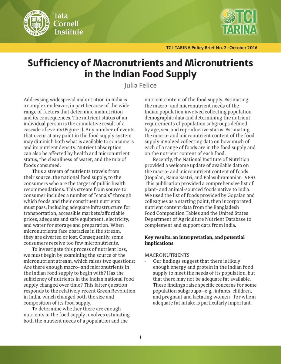 TCI_TARINA's tweet photo. To determine whether there are enough #nutrients in the #foodsupply, estimating both the #nutrientneeds of a population & #nutrientcontent in food supply is a must.
#TARINA recommends necessary measures to generate more nutrition data!
Our policy brief: https://t.co/7hA1mvD0PA https://t.co/GuGsSrsV0u