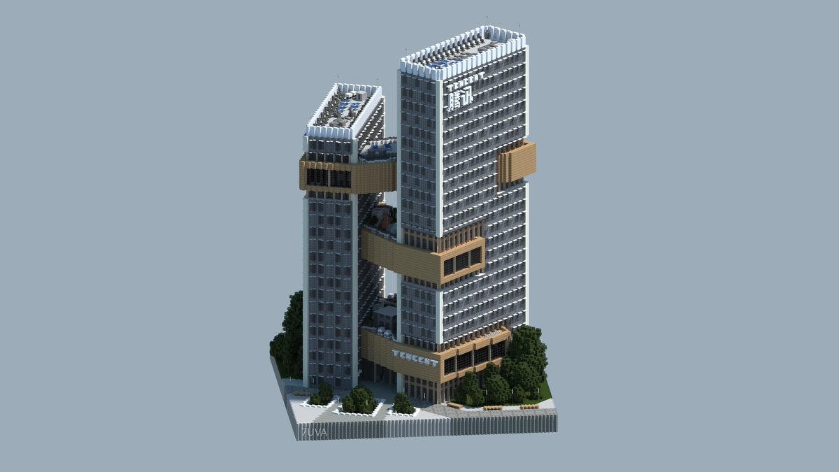 7uva Modern Skyscraper T Co 6pfmlcvovs This Build Is Based On Tencentglobal Hq In Shenzhen China Built On Buildersrefuge Minecraft T Co Sid7o976z4
