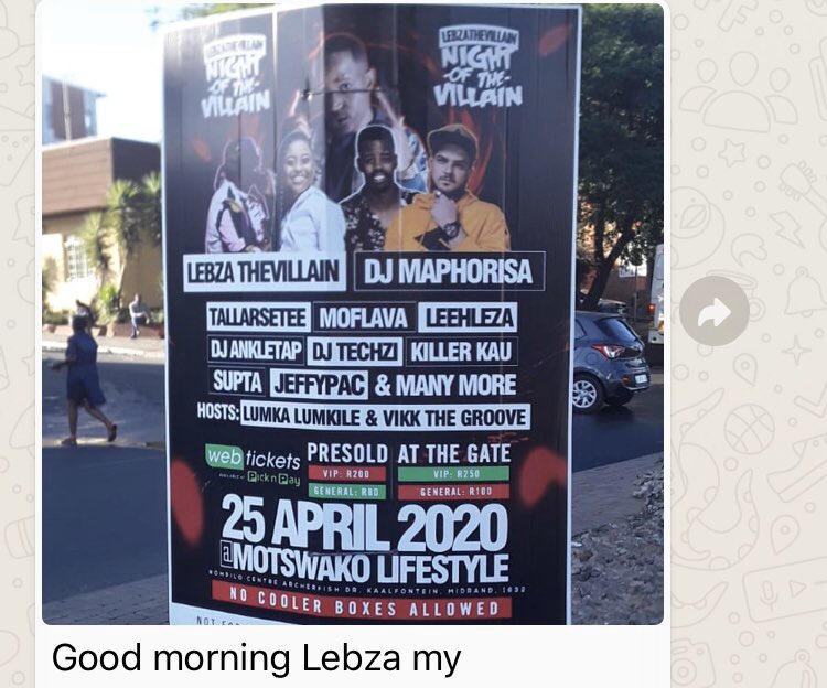 No lie, the streets are chatting #NightOfTheVillain