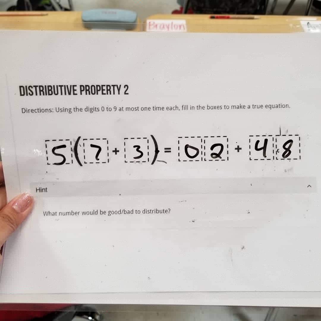 o_aalmendarez's tweet photo. Introduced open middle questions to two of my fourth graders and they loved the challenge!! They were so proud to show me "another one"!! Cant wait to share with all my students! @AlvinISD_Math @MeridianaElem https://t.co/LwcJ0fsNmU